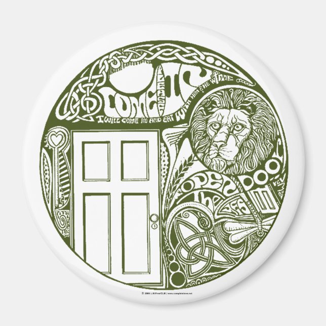 'Door 2 Heart' - Magnet (Front)