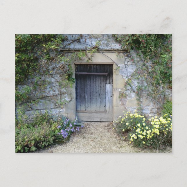 Door at Haddon Hall in Derbyshire Postcard (Front)
