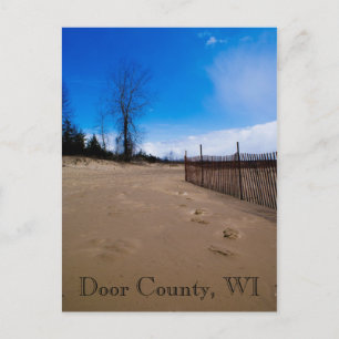 Door County Beach Postcard