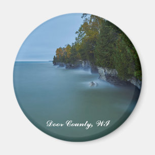 Door County Cave Point Cliffs Magnet
