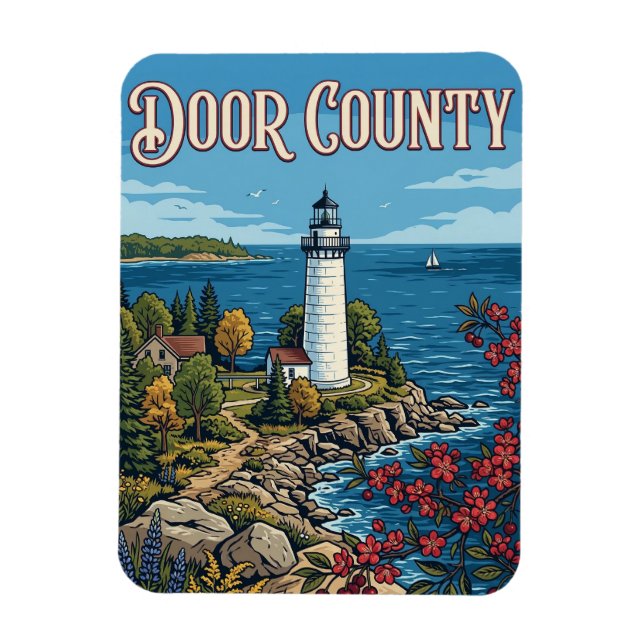 Door County Magnet (Vertical)