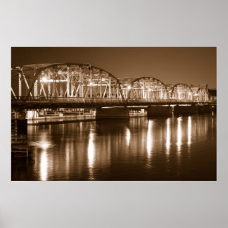 door county wisconsin bridge poster