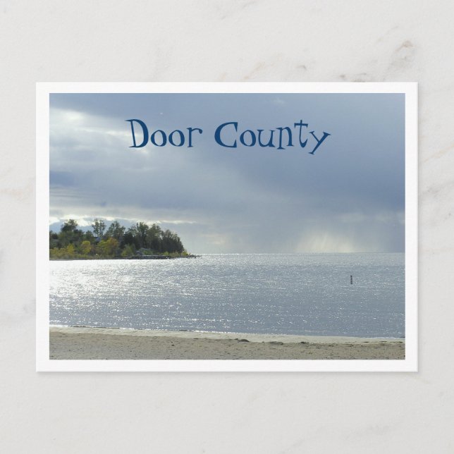 Door County, Wisconsin Postcard (Front)