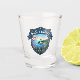 Door County Wisconsin Shot Glass
