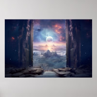 Door Gate Otherworldly Dimension Fantastic Art