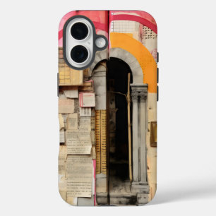 Door Grunge ruin iPhone 16 Case