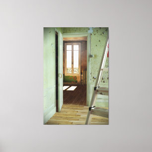 DOOR Homage to Duchamp Digital Realism Canvas 2 Print