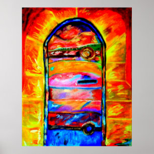 DOOR IN ISRAEL ART CANVAS & POSTERS D DAVIDSOHN