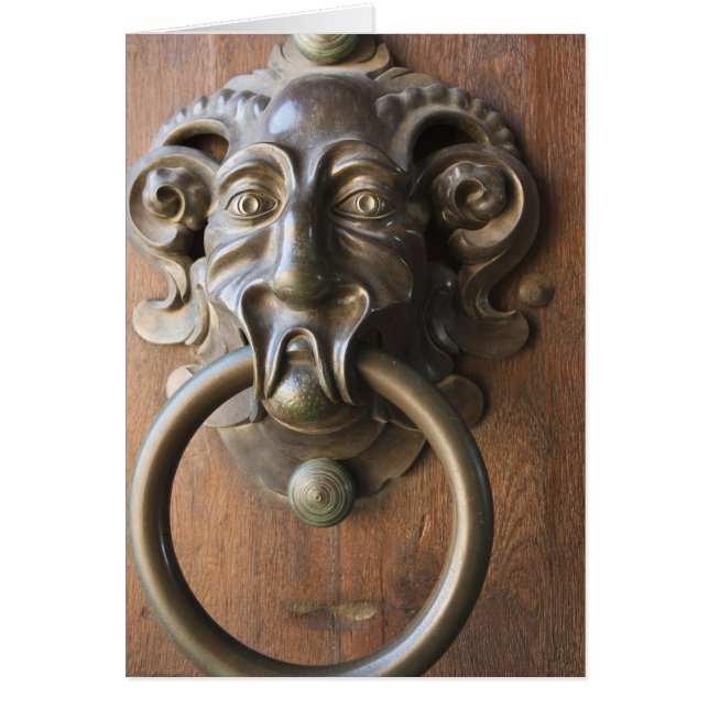 Door knocker at the Neue Residenz (Front)