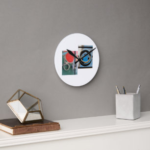 Door Knockers Round Clock