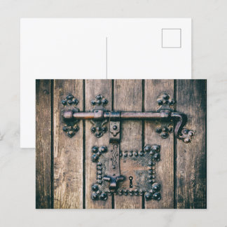 Door lock of the Nossa Senhora da Pena Church Postcard