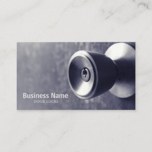 door locks business business card