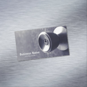 door locks business 	Magnetic business card