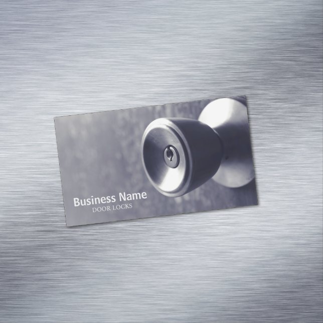 door locks business 	Magnetic business card (In Situ)