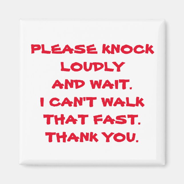 DOOR MAGNETS INSTEAD OF NOTES GREAT IDEA (Front)