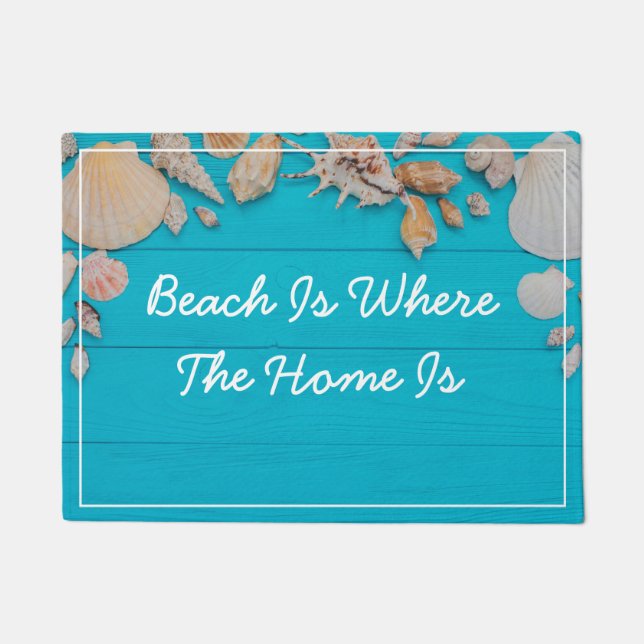 Door Mat-Beach Shells Doormat (Front)