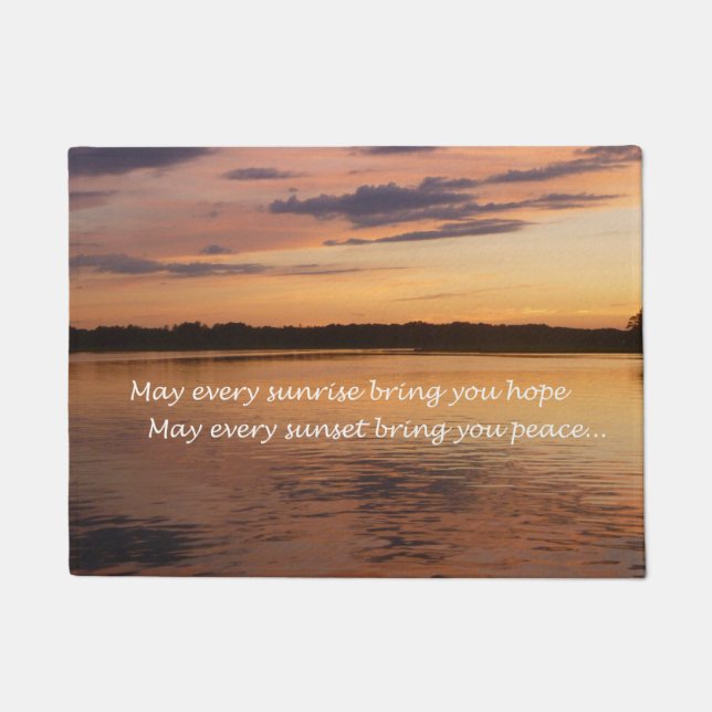 Door Mat - May Every Sunrise Bring You Hope (Front)