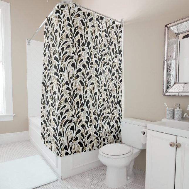 Door Mat Shower Curtain (In Situ)