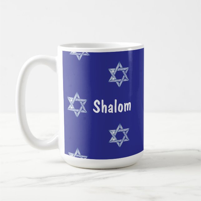 Door Mat to Say Shalom Coffee Mug (Left)