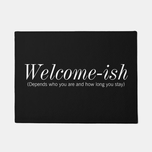 Door Mat - Welcome-ish (Front)