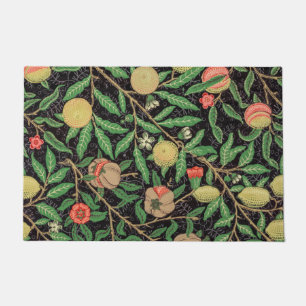 DOOR MAT : WILLIAM MORRIS : POMEGRANATES