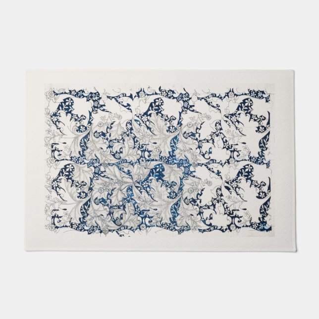 DOOR MAT : WILLIAM MORRIS : WALLFLOWER (Front)