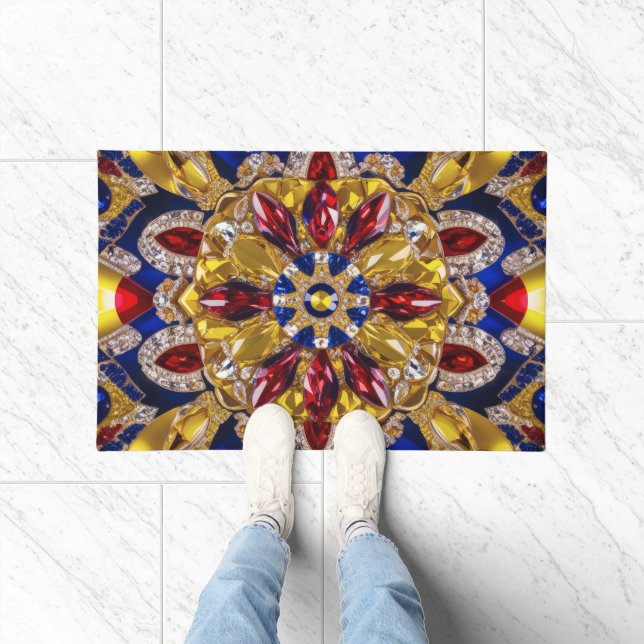 Door Mat with Colombian Colours design (Indoor)