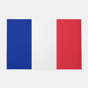 Door Mat with Flag of France