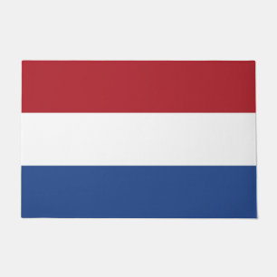 Door Mat with Flag of Netherlands