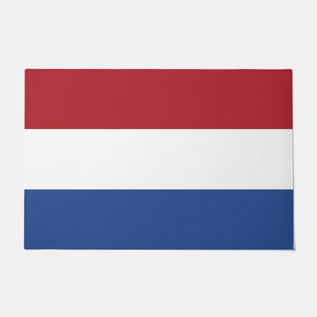Door Mat with Flag of Netherlands (Front)