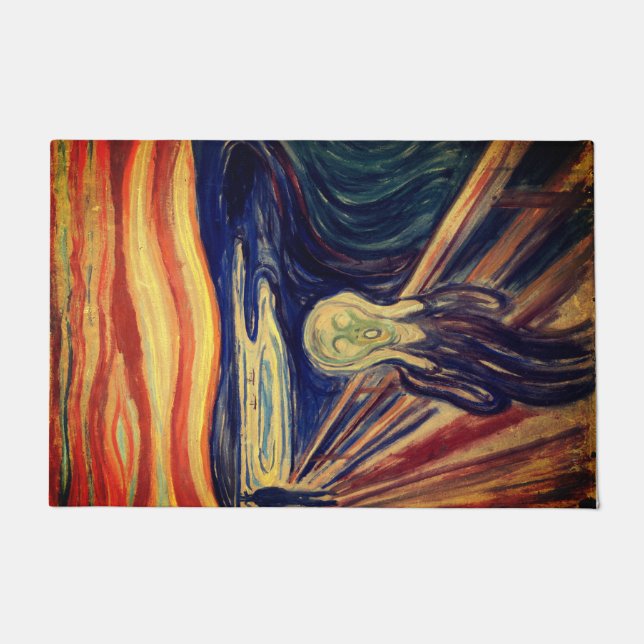 Door Mat with Munch's The Scream (Front)