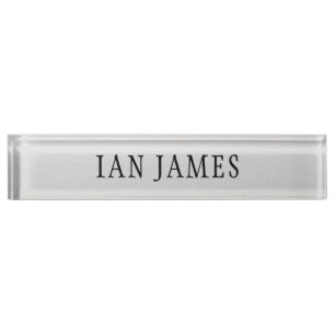 Door Nameplate Holders - with personalised name 