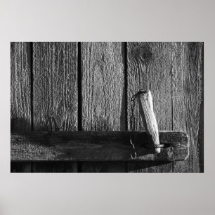 Door of old barn 9 poster