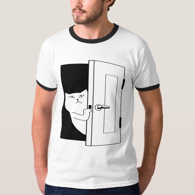door peep beginning T-Shirt (Front)
