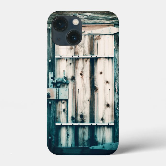 Door Photograph - Teal Blue Green Case-Mate iPhone Case (Back)