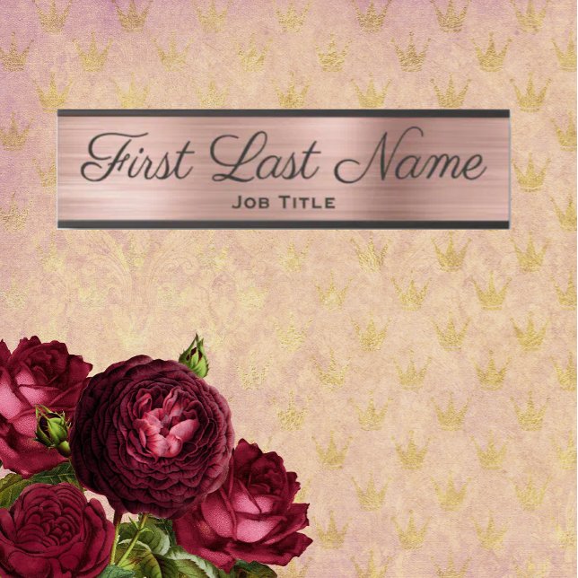 Door Signs for Office Door Sign Rose Gold (Creator Uploaded)