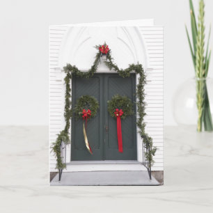 Door to Christmas Holiday Card