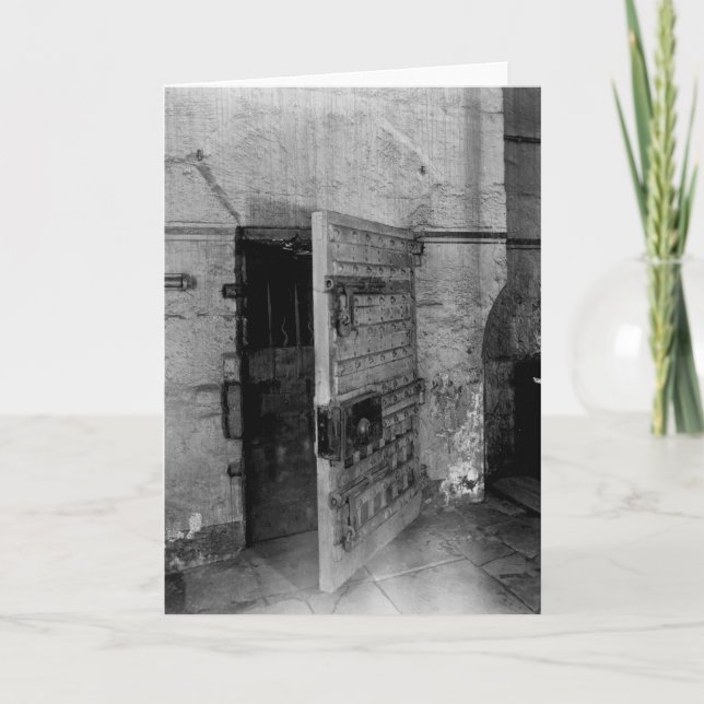 Door to Newgate Prison Card (Front)