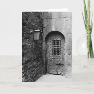 Door to Newgate Prison Card