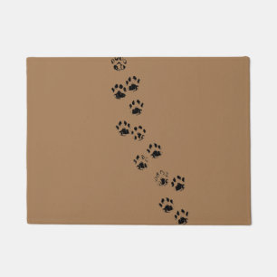 DOORMAT -CAT PAW PRINTS/TRACKS