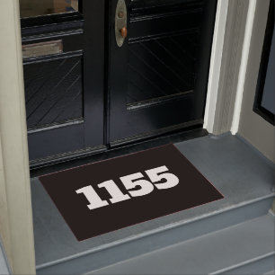 Doormat-House Flat Apartment or Work Place Black Doormat