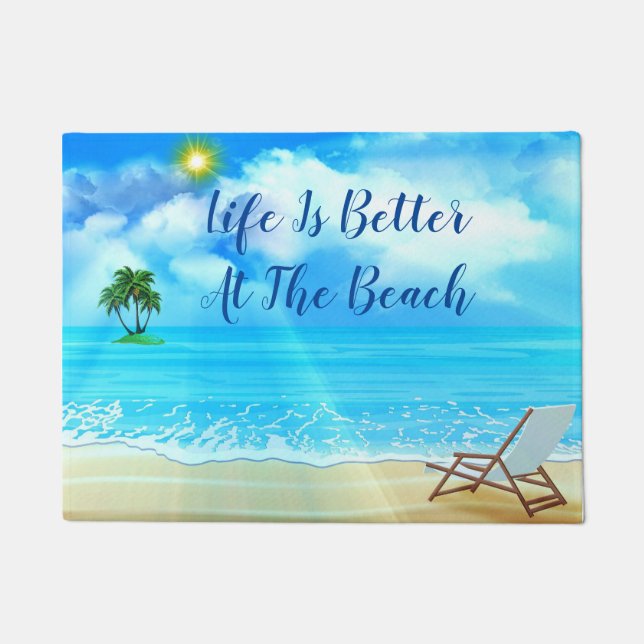 Doormat-Life Is Better At The Beach Doormat (Front)