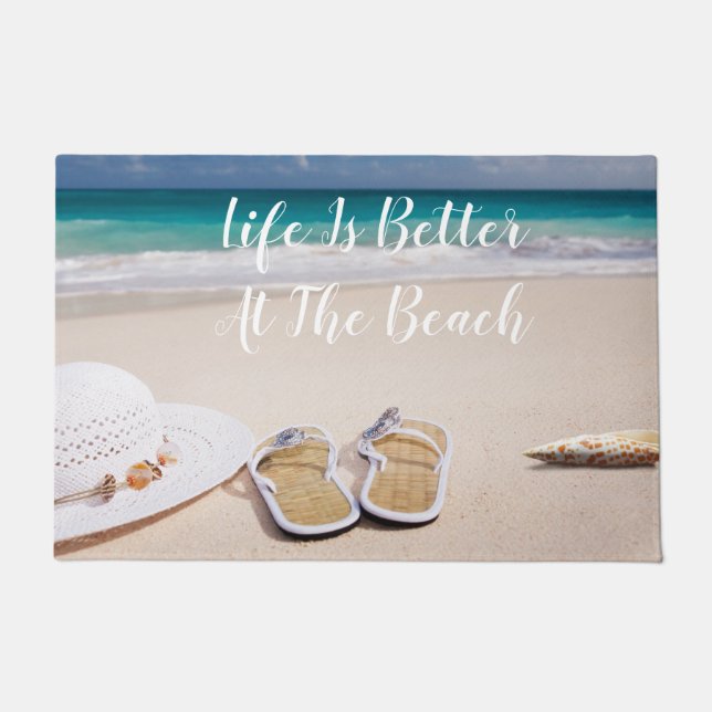 Doormat-Life Is Better At The Beach Doormat (Front)