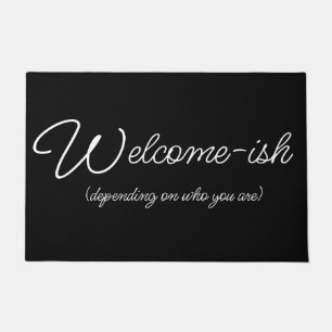 Doormat - Welcome-ish B/W Funny
