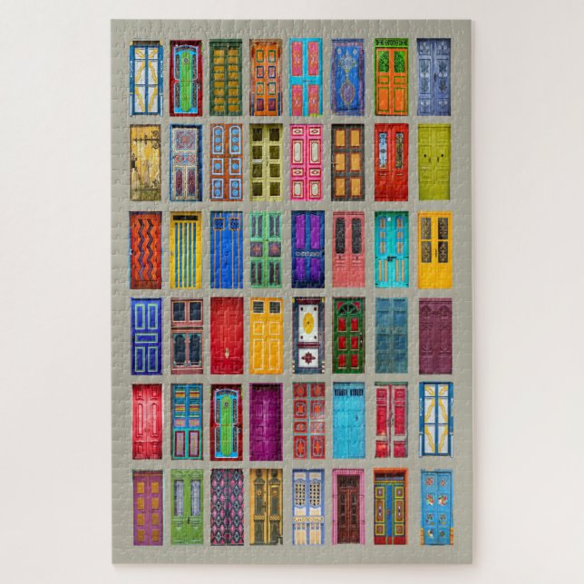 DOORS AROUND THE WORLD  JIGSAW PUZZLE (Vertical)
