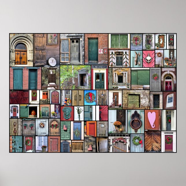 Doors collage 28 x 20 poster (Front)