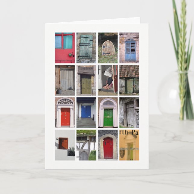 Doors greetings card (Front)