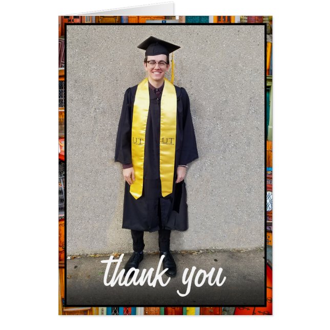 Doors Modern Photo Graduation Announcement (Front)