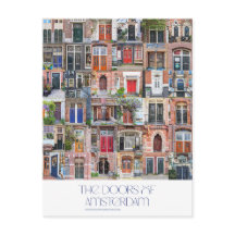 Doors of Amsterdam Postcard