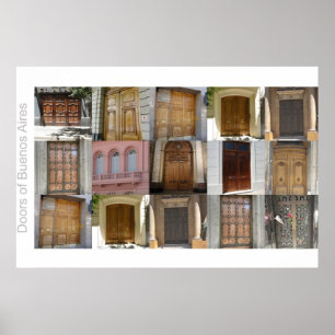 Doors of Buenos Aires Poster